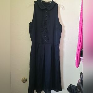 The Limited Size 8 Sleeveless Black 39" Long Midi Dress